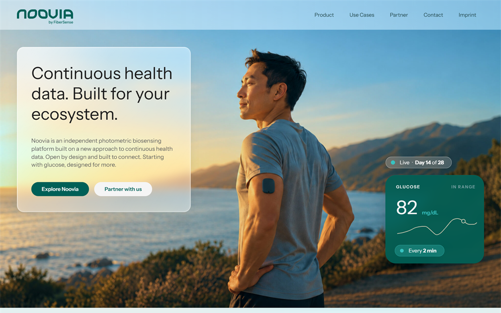 Noovia Health website preview