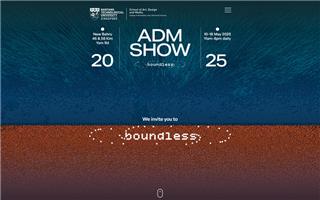 ADM Grad Show 2025 website preview