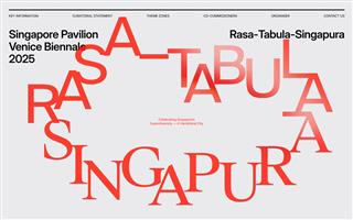 Singapore Pavilion - Venice Biennale 2025 website preview